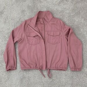 LOFT Mauve Utility Jacket